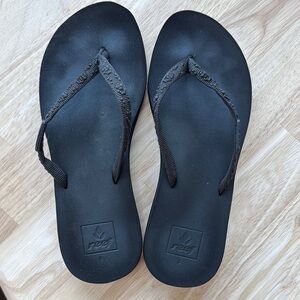 Reef Black Flip Flops